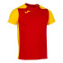 Camiseta De Running Manga Corta Hombre Record II Rojo Amarillo