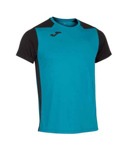 Camiseta De Running Manga Corta Hombre Record II Turquesa...