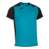 Camiseta De Running Manga Corta Hombre Record II Turquesa Negro