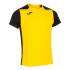 Camiseta De Running Manga Corta Hombre Record II Amarillo Negro