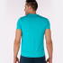 Camiseta De Running Manga Corta Hombre Record II Turquesa Flúor