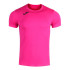 Camiseta De Running Manga Corta Hombre Record II Rosa Flúor