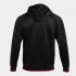 Chaqueta Con Capucha Joma Supernova III Hombre Negro Rojo