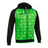 Chaqueta Con Capucha Joma Supernova III Hombre Negro Verde Fluor