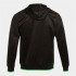 Chaqueta Con Capucha Joma Supernova III Hombre Negro Verde Fluor