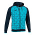 Chaqueta Con Capucha Joma Supernova III Hombre Marino Turquesa Fluor