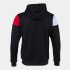 Chaqueta de Fútbol Joma Con Capucha Crew V Hombre/Niño Negro Rojo Blanco