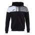 Chaqueta de Fútbol Joma Con Capucha Crew V Hombre/Niño Negro Gris Blanco
