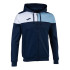 Chaqueta de Fútbol Joma Con Capucha Crew V Hombre/Niño Marino Celeste Blanco