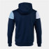 Chaqueta de Fútbol Joma Con Capucha Crew V Hombre/Niño Marino Celeste Blanco
