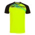 Camiseta de Running Joma Manga Corta Elite X Hombre/Niño Amarillo Flúor Negro