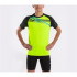 Camiseta de Running Joma Manga Corta Elite X Hombre/Niño Amarillo Flúor Negro
