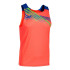 Camiseta de Running Joma Sin Mangas Elite X Hombre/Niño Coral Flúor Royal