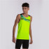 Camiseta de Running Joma Sin Mangas Elite X Hombre/Niño Amarillo Flúor Negro