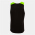 Camiseta de Running Joma Sin Mangas Elite X Hombre/Niño Negro Amarillo Flúor