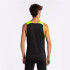 Camiseta de Running Joma Sin Mangas Elite X Hombre/Niño Negro Amarillo Flúor