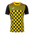 Camiseta de Fútbol Joma Manga Corta Flag III Hombre/Niño Negro Amarillo