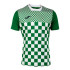 Camiseta de Fútbol Joma Manga Corta Flag III Hombre/Niño Verde Blanco