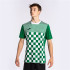 Camiseta de Fútbol Joma Manga Corta Flag III Hombre/Niño Verde Blanco