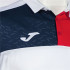 Polo Manga Corta Joma Crew V Hombre/Niño Blanco Rojo Marino