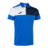 Polo Manga Corta Joma Crew V Hombre/Niño Royal Marino Blanco