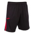 Short de Fútbol Joma Championship VII Hombre/Niño Negro Rojo