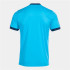 Camiseta de Pádel Joma Manga Corta Court Hombre/Niño Turquesa Flúor Marino Blanco