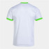 Camiseta de Pádel Joma Manga Corta Court Hombre/Niño Blanco Verde Flúor Negro