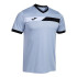 Camiseta de Pádel Joma Manga Corta Court Hombre/Niño Celeste Marino Blanco