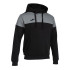 Sudadera de Fútbol Joma Con Capucha Crew V Hombre/Niño Negro Gris