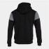 Sudadera de Fútbol Joma Con Capucha Crew V Hombre/Niño Negro Gris
