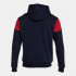 Sudadera de Fútbol Joma Con Capucha Crew V Hombre/Niño Marino Rojo