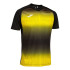 Camiseta de Fútbol Joma Manga Corta Tiger V Hombre/Niño Negro Amarillo