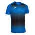 Camiseta de Fútbol Joma Manga Corta Tiger V Hombre/Niño Royal Negro