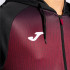 Chaqueta de Fútbol Joma Con Capucha Tiger V Hombre/Niño Negro Burdeos
