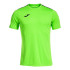 Camiseta de Fútbol Joma Manga Corta Olimpiada Hombre/Niño Verde Flúor Negro