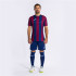 Set de Fútbol Joma Manga Corta Inter Classic Hombre/Niño Royal Burdeos