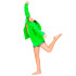 Chubasquero Joma Galia Mujer/Niña Verde