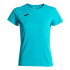 Camiseta de Running Joma Manga Corta Combi Mujer/Niña Turquesa Flúor