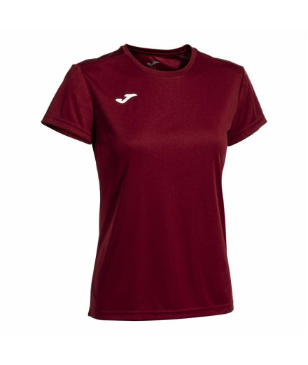 Camiseta Joma Combi Mujer/Niña Burdeos M/C