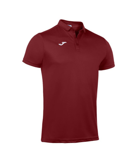 Polo Manga Corta Joma Hobby Hombre Burdeos