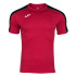 Camiseta de Fútbol Joma Academy III Manga Corta Hombre/Niño Rojo Negro