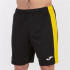 Short de Fútbol Joma Maxi Hombre/Niño Negro Amarillo