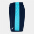 Short de Fútbol Joma Maxi Hombre/Niño Marino Turquesa Flúor
