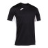 Camiseta Deportiva Joma Cosenza Manga Corta Hombre Negro Blanco