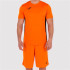 Camiseta Deportiva Joma Cosenza Manga Corta Hombre Naranja Negro