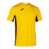 Camiseta Deportiva Joma Cosenza Manga Corta Hombre Amarillo Negro