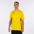 Camiseta Deportiva Joma Cosenza Manga Corta Hombre Amarillo Negro