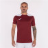 Camiseta de Fútbol Joma Championship VI Manga Corta Hombre/Niño Burdeos Blanco