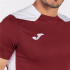 Camiseta de Fútbol Joma Championship VI Manga Corta Hombre/Niño Burdeos Blanco